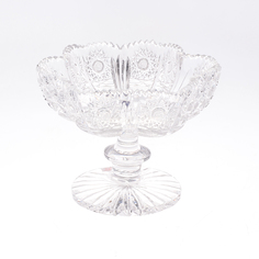 Конфетница на ножке Bohemia Glasspo 15 см