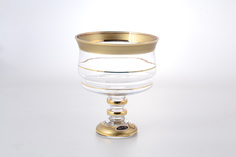 Конфетница на ножке Star Crystal Смальта 16см