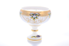 Конфетница белая Bohemia Star Crystal 16 см