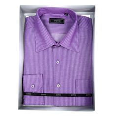 Рубашка мужская Conti Uomo Conti uomo Conti Uomo 1-06 фиолетовая 50 RU