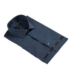 Рубашка мужская Conti Uomo Slim Fit Conti Uomo K06 Slim Fit синяя 50 RU