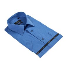 Рубашка мужская Conti Uomo Conti Uomo K06 синяя 50 RU