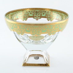 Конфетница Astra Gold Natalia Golden Turquoise 24,5см