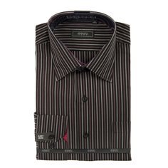 Рубашка мужская Conti Uomo Slim Fit Conti Uomo 2-06 черная 50 RU