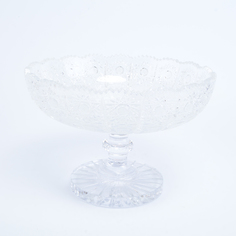 Конфетница на ножке Bohemia Glasspo 20 см