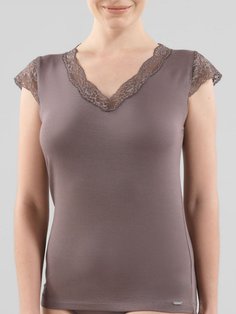 Футболка женская BlackSpade BS1348 коричневая S