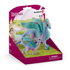 Фигурки Schleich Цветочный дракон с детенышем