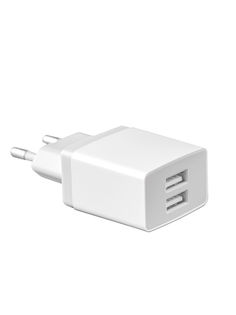 Сетевое зарядное устройство AKAI CH-6C03W 2 USB 2.1A White