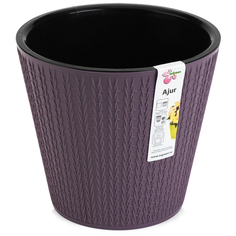 Горшок для цветов Ajur D200мм/4л морозная слива In Green