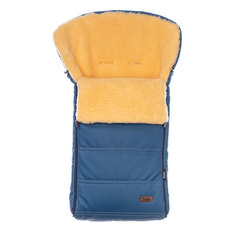 Конверт зимний меховой Nuovita Alpino Lux Pesco Blu scuro, Темно-синий