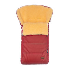 Конверт зимний меховой Nuovita Alpino Lux Pesco Rosso, Красный