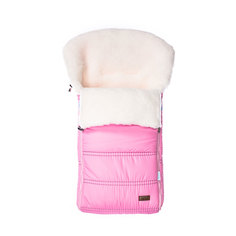 Конверт зимний меховой Nuovita Alpino Bianco Rosa, Розовый