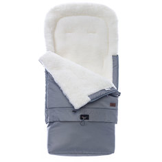 Конверт зимний меховой Nuovita Alaska Bianco Grigio, Серый