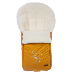 Конверт зимний меховой Nuovita Islanda Bianco Miele, Медовый