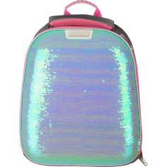 Ранец №1 School Sparkle Mint с пайетками розовый мятный