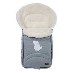 Конверт зимний меховой Nuovita Tundra Bianco Grigio, Серый