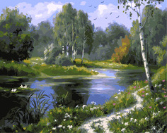 Раскраски по номерам Paintboy Летняя прогулка GX26346