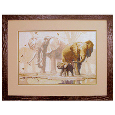 Набор для вышивания Слоны 385 х 26 см арт. 475 Чарівна Мить