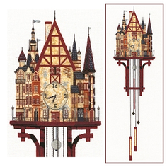 Набор для вышивания Волшебные часы 30 х 95 см арт. В-10 Сделай своими руками