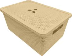Корзина универсальная BranQ Nature 20л 430х300х205 мм с крышкой