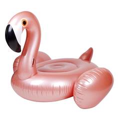 Надувной матрас Baziator Pink Gold Flamingo, 192 см