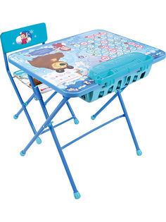 Комплект детской складной мебели Nika Азбука4 КУ2П/18 со столом и стулом, от 3 до 7 лет