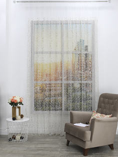 Штора Amore Mio Вышивка Classic 3,0x2,7 1 шт. Бежевый