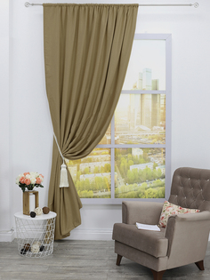 Штора Amore Mio Блэкаут тиснение 2,0x2,7 1 шт. Бежевый