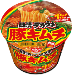 лапша Б/П NISSIN со вкусом Кимчи, чашка,103 гр, Япония