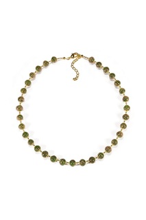 Ожерелье Amato 9010170344 зеленое Bottega Murano