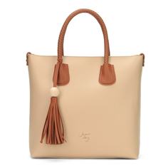 Шоппер женский JANES STORY KS-1499-61 бежевый
