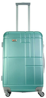 Чемодан Union Geometry, темно-зеленый, 68 см, M Юнион