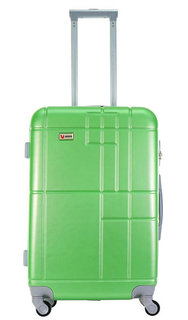 Чемодан Union Geometry, зеленый, 60 см, M Юнион