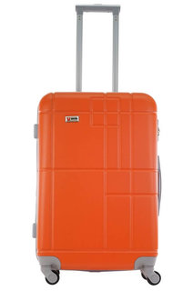 Чемодан Union Geometry, оранжевый, 60 см, M Юнион