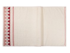 Полотенце махровое банное с узором Verona Octo, 90x50, кремовый
