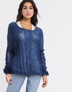 Темно-синий джемпер Free People
