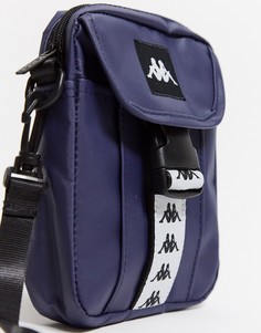 Темно-синяя сумка через плечо с логотипом Kappa-Темно-синий