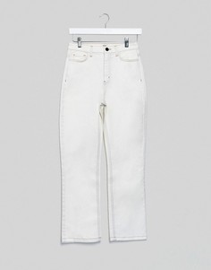 Белые джинсы прямого кроя Object-Кремовый