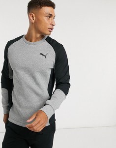 Серый свитшот Puma Evostripe