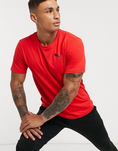Красная мягкая футболка Puma Training Active-Красный
