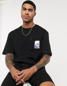 Футболка с нашивкой River Island-Белый