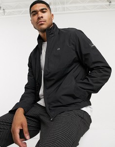 Черная нейлоновая куртка из жатой ткани Calvin Klein-Черный