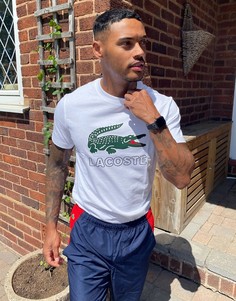 Футболка с логотипом Lacoste-Белый