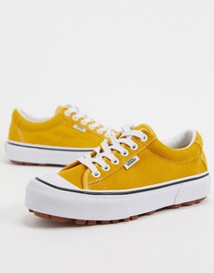 Желто-белые кроссовки Vans Style 29-Желтый