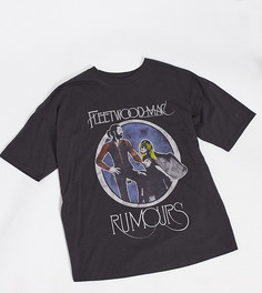 Футболка с принтом "Fleetwood Mac" ASOS DESIGN Curve-Серый