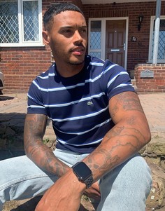 Футболка в полоску Lacoste-Синий