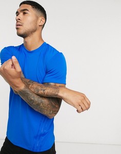 Синяя футболка adidas Training Aero-Синий
