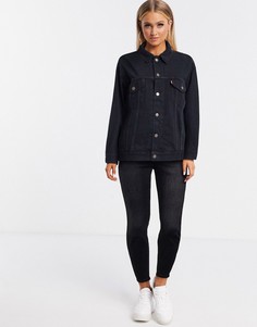 Черная джинсовая куртка в винтажном стиле Levis-Черный Levis®