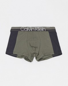 Хлопковые боксеры-брифы Calvin Klein-Зеленый