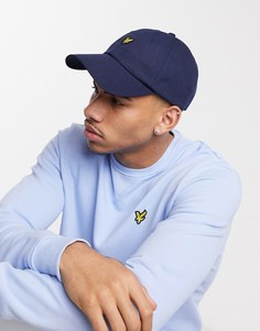Темно-синяя бейсболка с логотипом Lyle & Scott-Темно-синий
